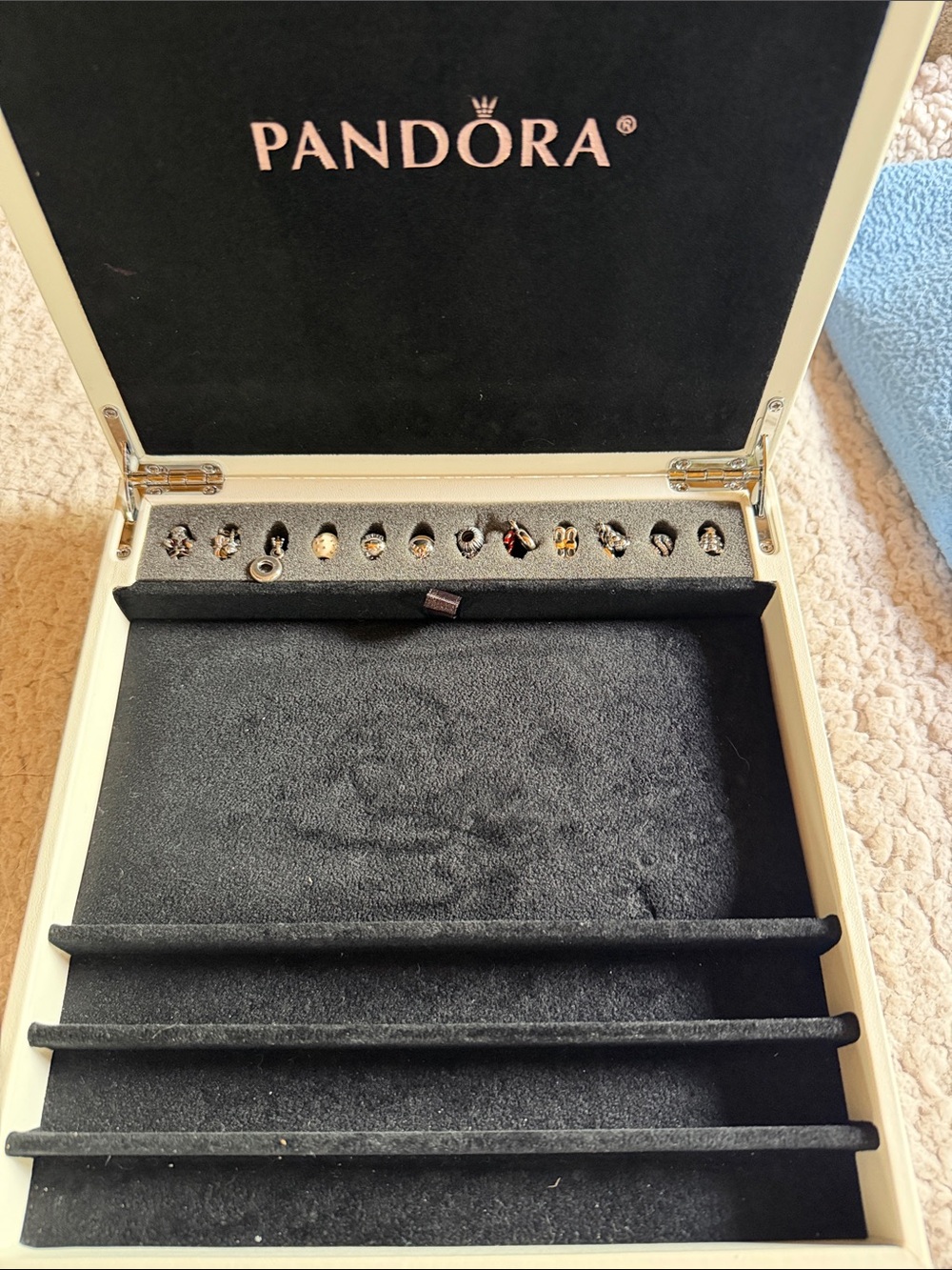 Authentic Pandora LIMITED EDITION 12 Days of Christmas set. RETIRED NIB S925 ALE